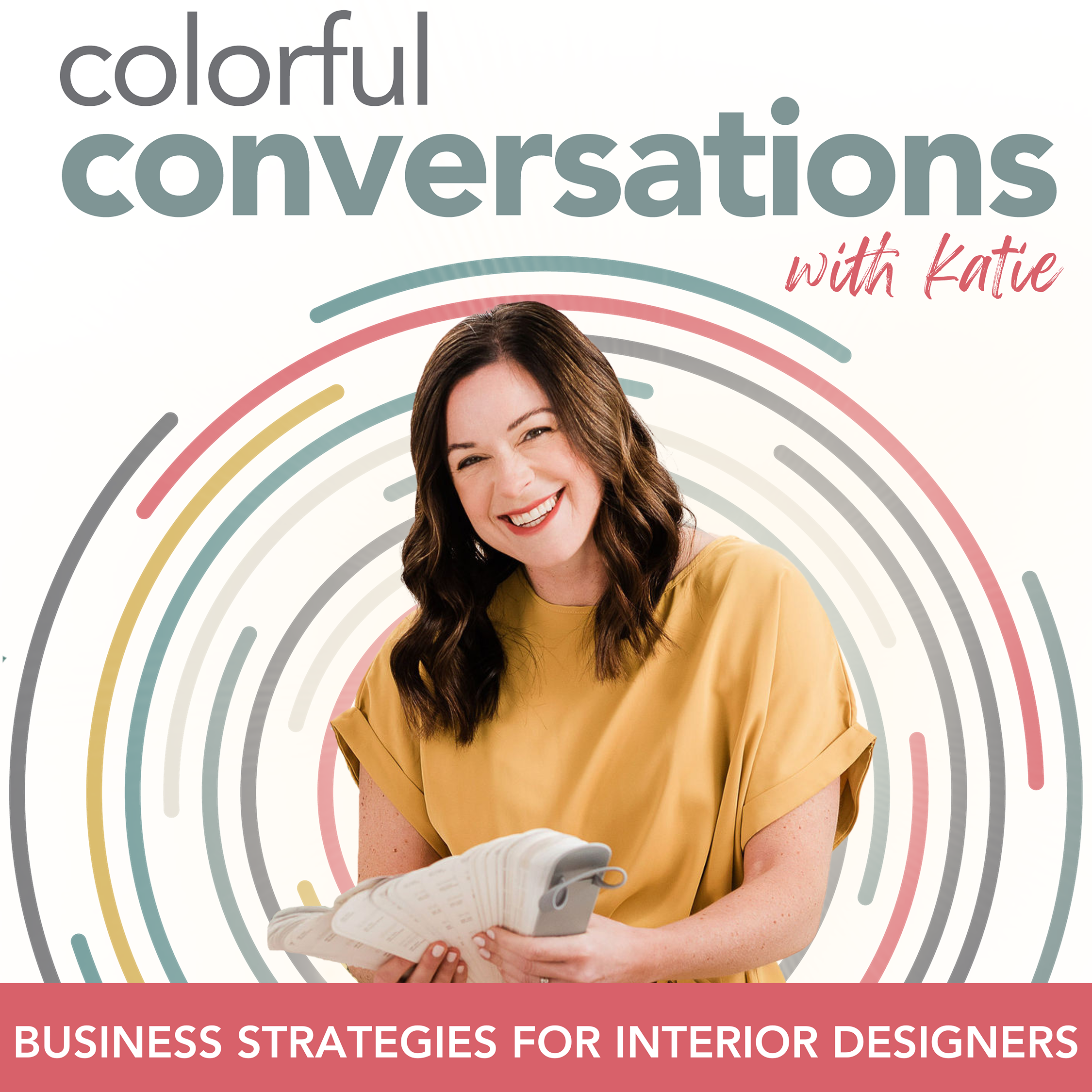 Colorful Conversations with Katie podcast before rebrand